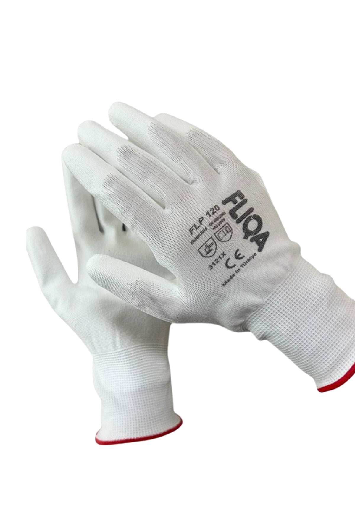 FLP-120 PU Beyaz Hassas Montaj İş Eldiveni FLP-120 PU Beyaz Hassas Montaj İş Eldiveni